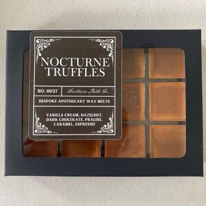 Fiction Bath Co Wax Melts - Nocturne Truffles Scent, Fall Home Scents